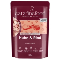 Catz Finefood Feines Filet In Sauce Kurczak i wołowina saszetka 85g